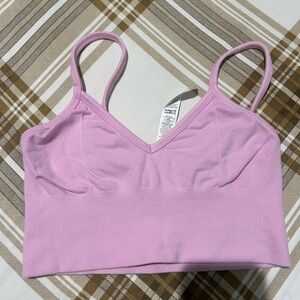 ALO Yoga Sugarplum Pink bralette